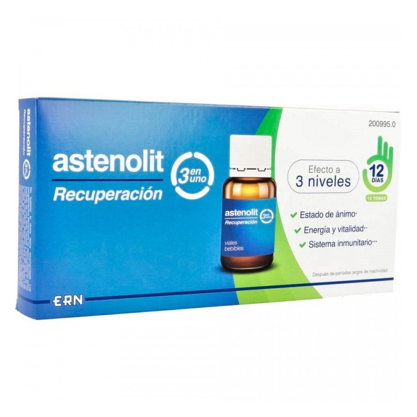 Astenolit recuperación 12 viales